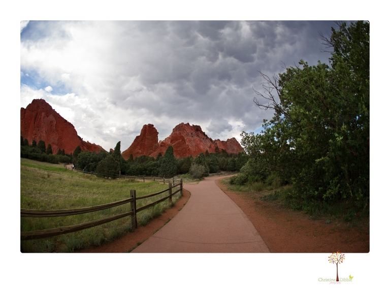 Sonora photographer Christine Dibble Photography travels to Colorado Springs to photograph landscape images at Garden of the Gods Park.