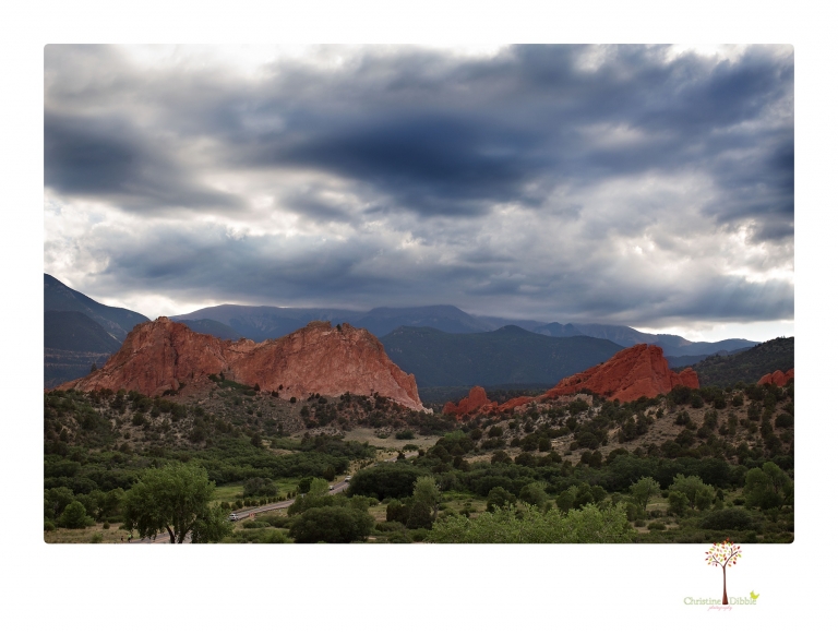 Sonora photographer Christine Dibble Photography travels to Colorado Springs to photograph landscape images at Garden of the Gods Park.