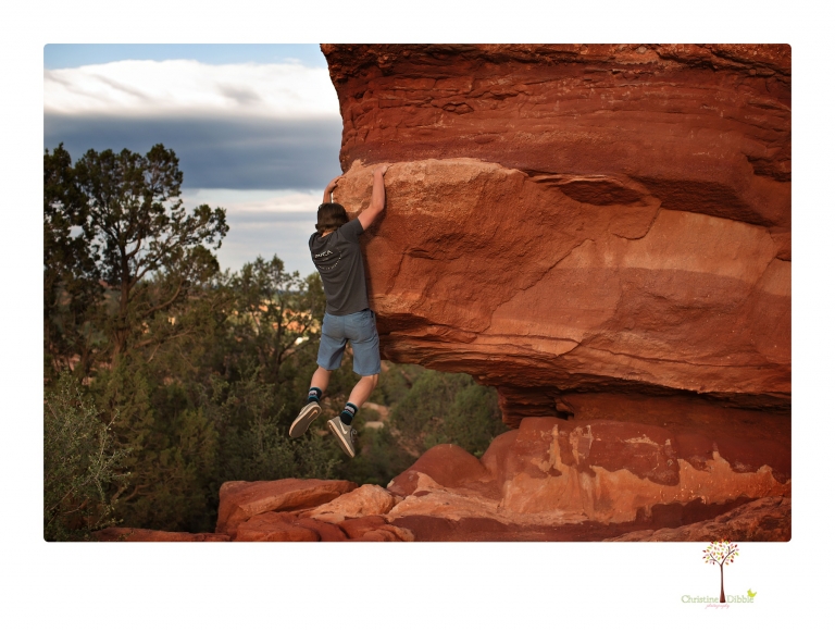 Sonora photographer Christine Dibble Photography travels to Colorado Springs to photograph landscape images at Garden of the Gods Park.
