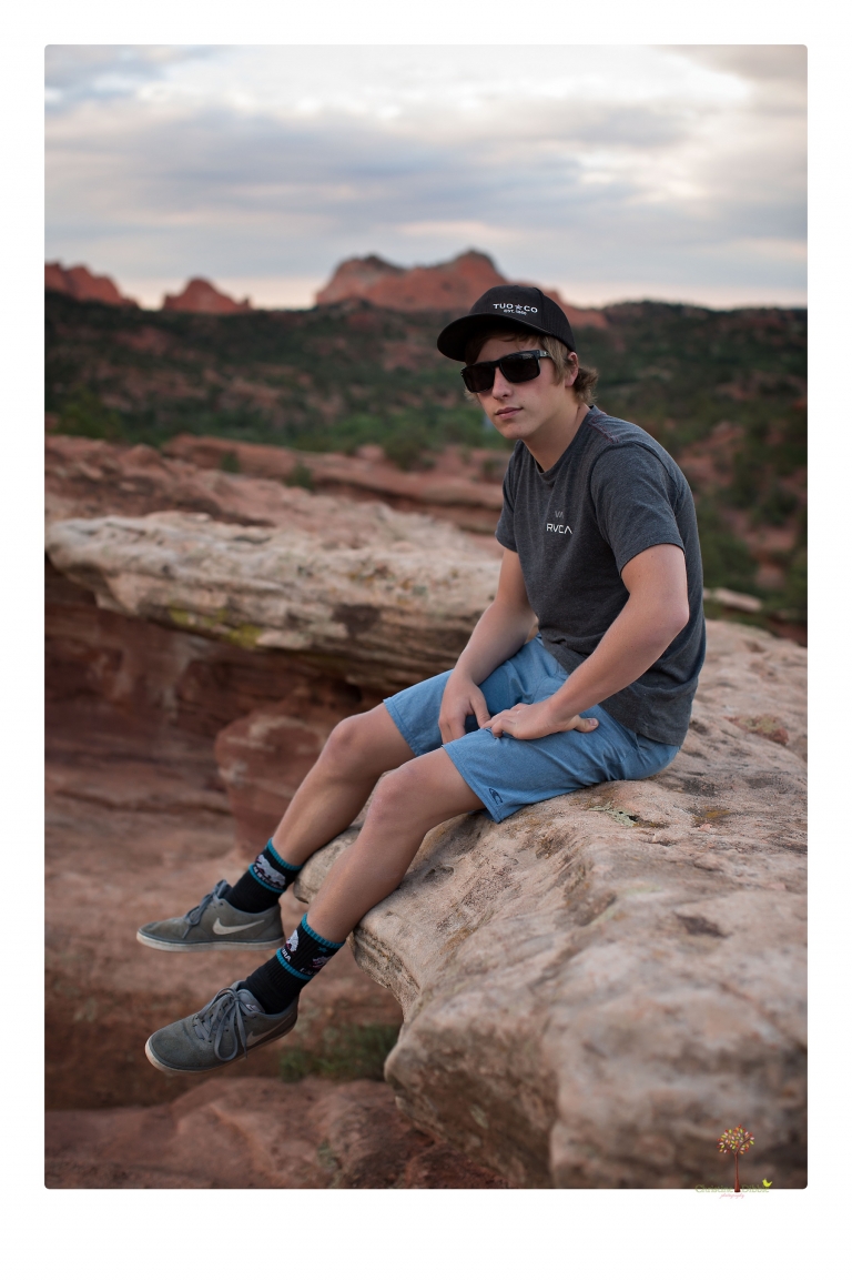 Sonora photographer Christine Dibble Photography travels to Colorado Springs to photograph landscape images at Garden of the Gods Park.