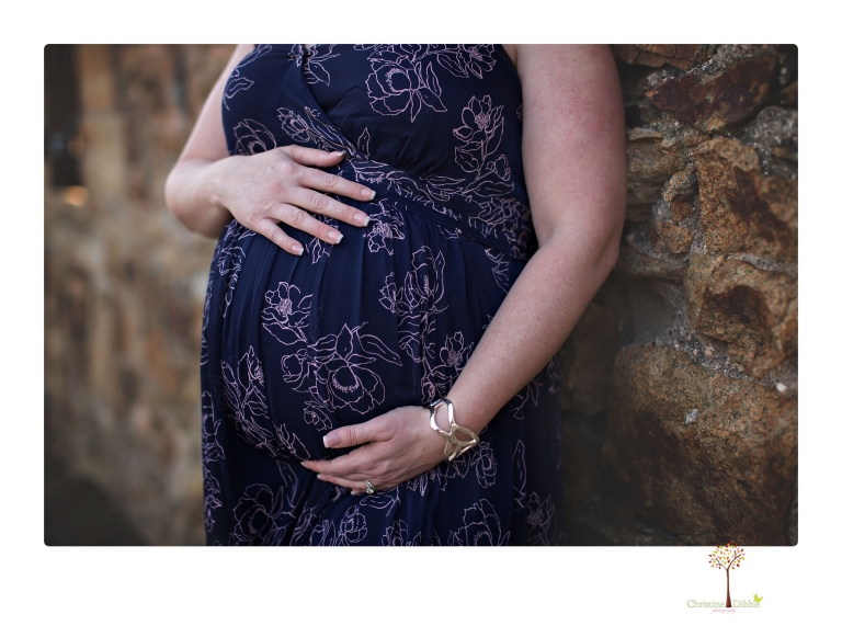 Sonora maternity photographer Christine Dibble Photography photographs a Knights Ferry maternity portrait session.