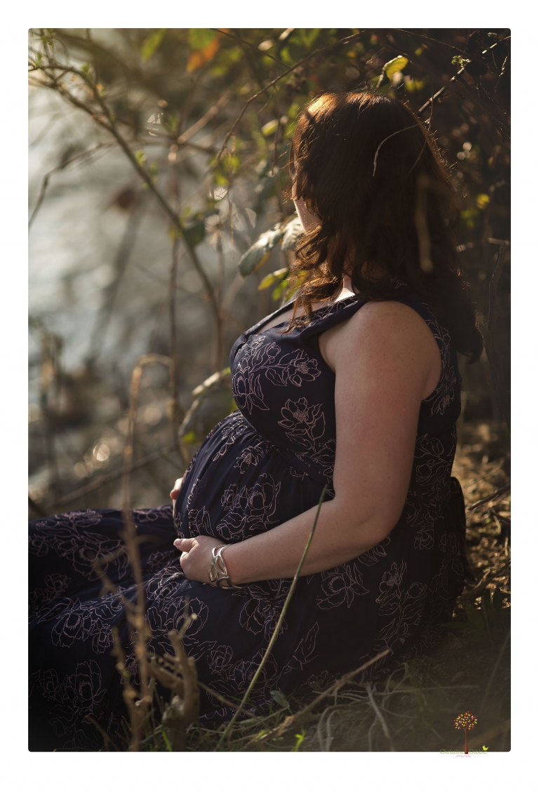Sonora maternity photographer Christine Dibble Photography photographs a Knights Ferry maternity portrait session.