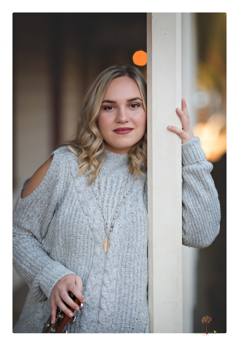 Sonora Senior Portrait photographer Christine Dibble Photography takes Sonora High School senior portraits of a guitarist in Columbia.